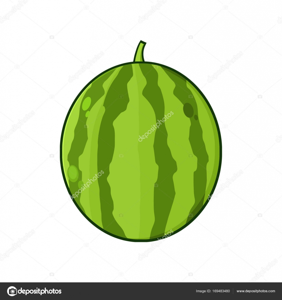 963x1024 Watermelon Cartoon Drawing Stock Vector Hittoon