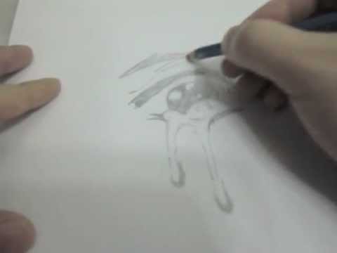 480x360 How To Draw Teary Tear Crying Manga Eyes
