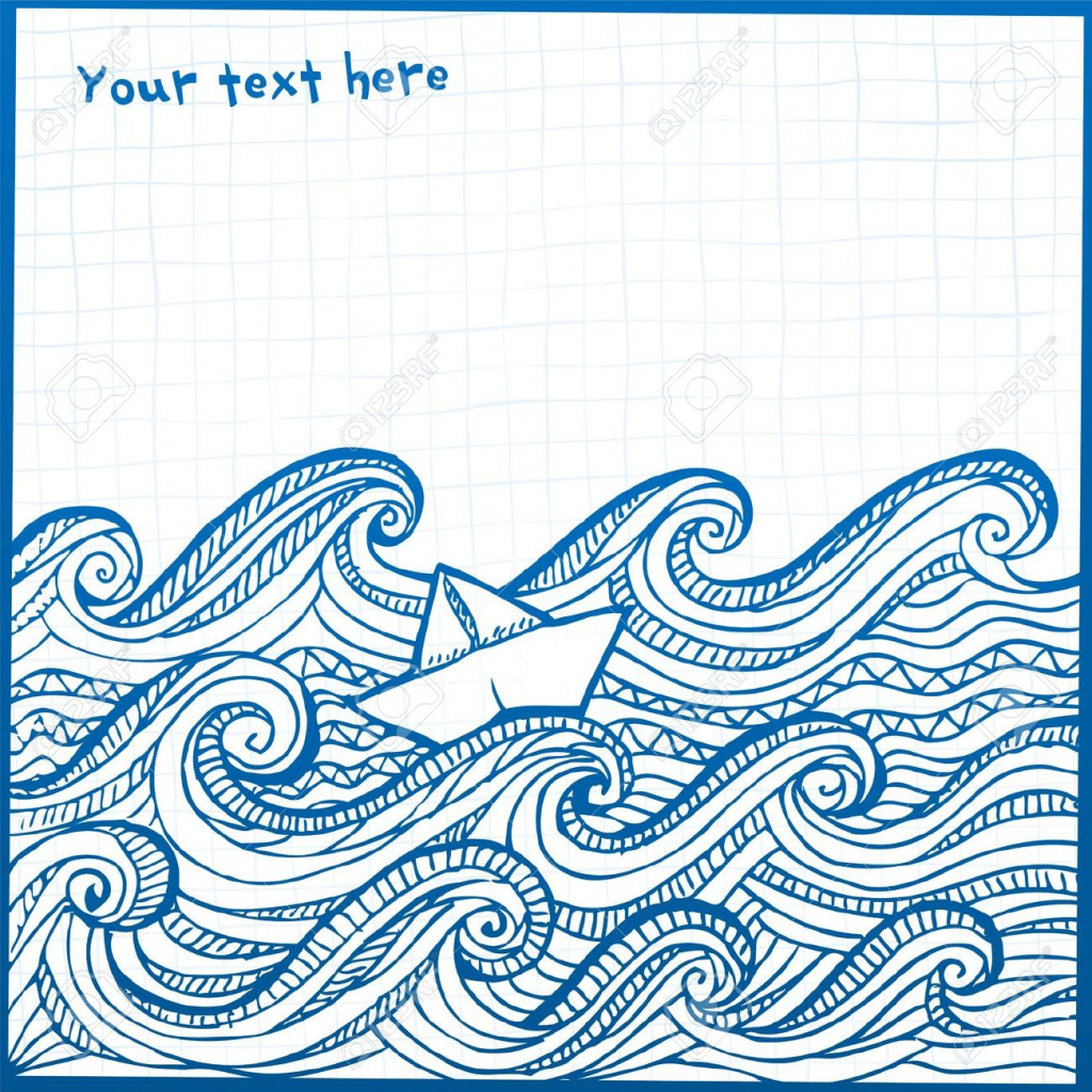 1024x1024 Drawing Of Ocean Waves