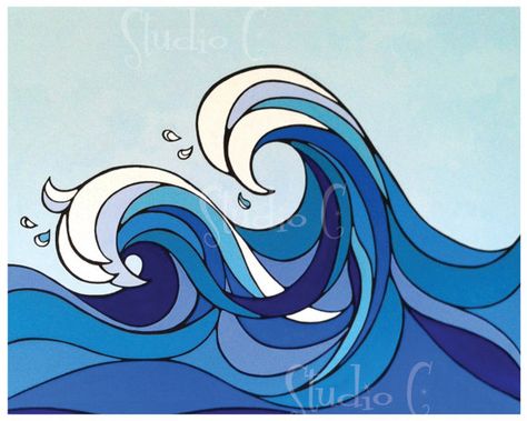 474x379 Surf Art On Wave Art, Ocean Art And Heather Brown