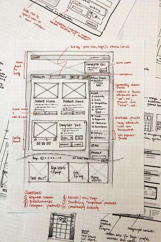 540x810 33 Great Examples Of Web Design Sketches Sketches, Ux Design