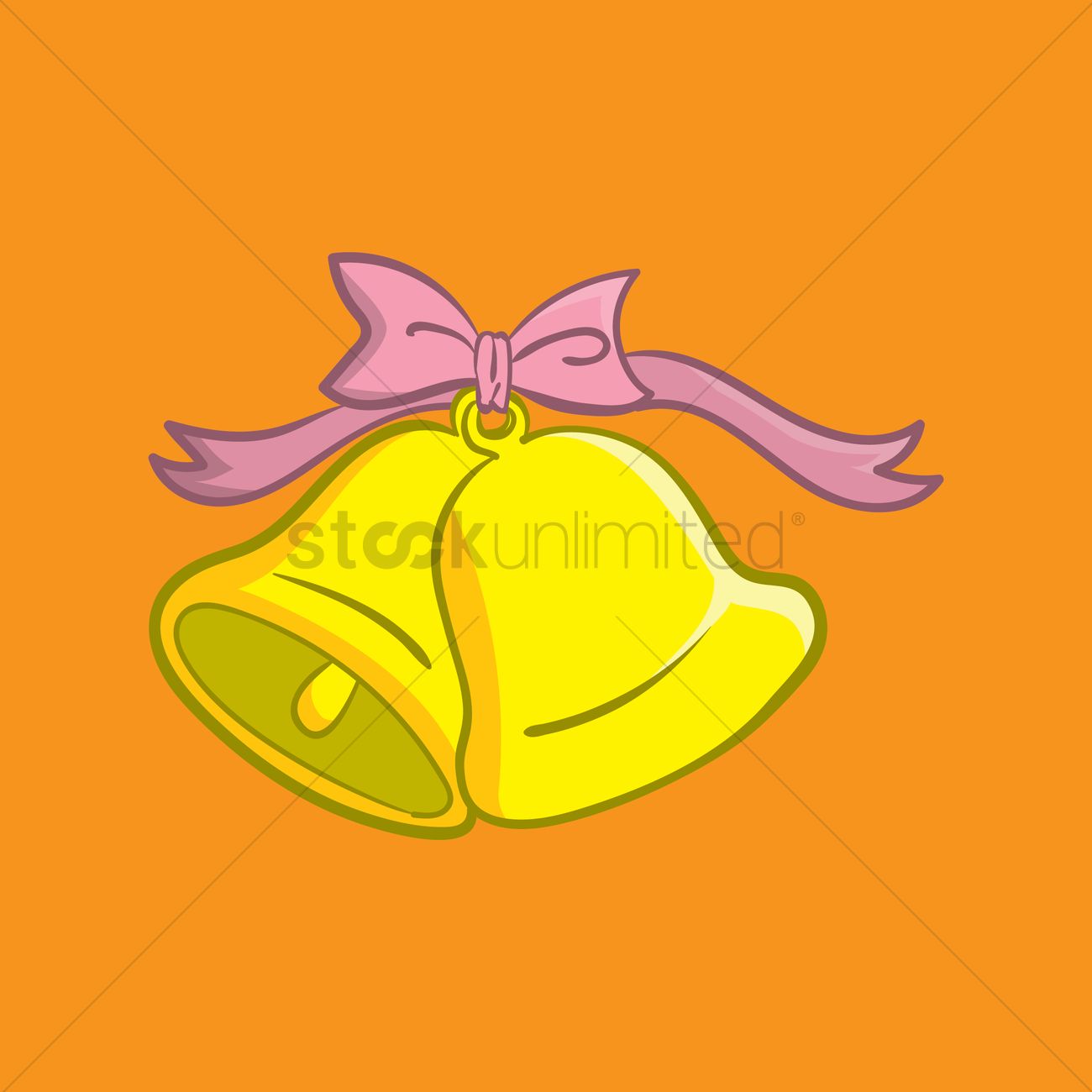 1300x1300 Wedding Bells Vector Image