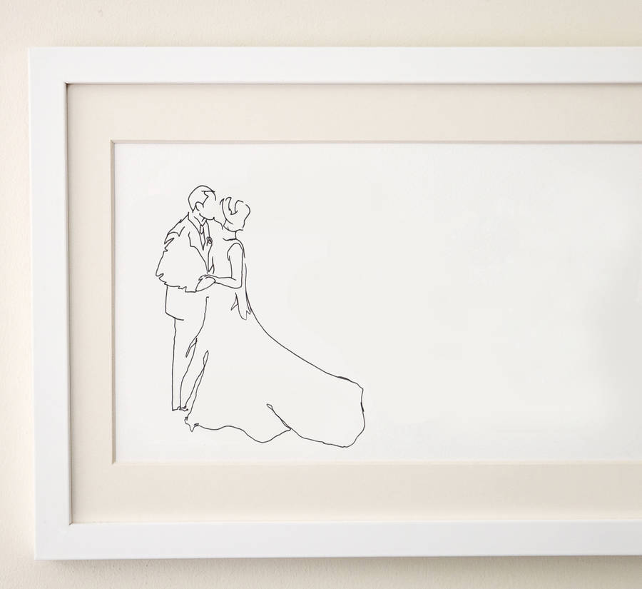 900x825 Personalised Special Event Drawing By Love Lines