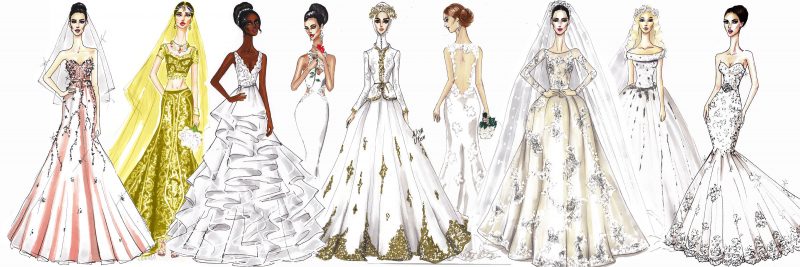 Wedding Dress Drawing at GetDrawings | Free download