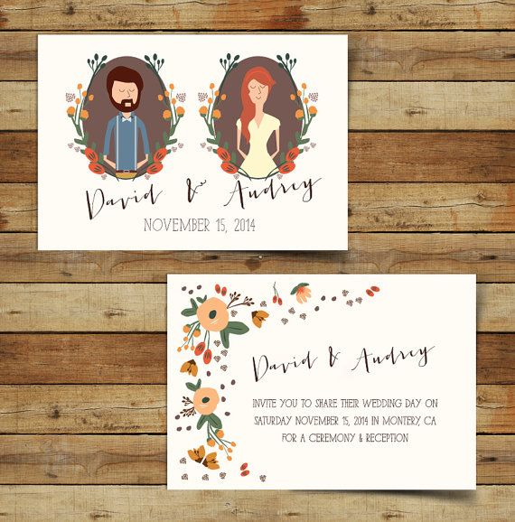 570x578 Printable Wedding Invites