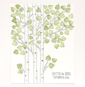 290x298 Simple Aspen Tree Drawing Ink Drawings