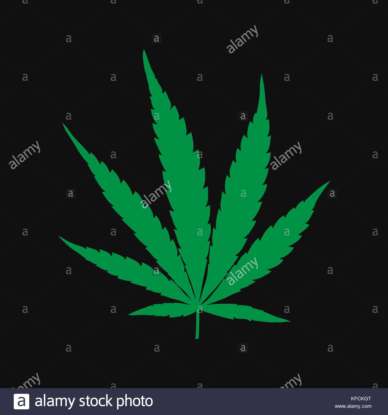 1300x1390 Vector Cannabis Leaf Illustration