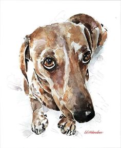 236x289 Black Dog Art, Custom Print Size, Dachshund Gift, Balloon Decor