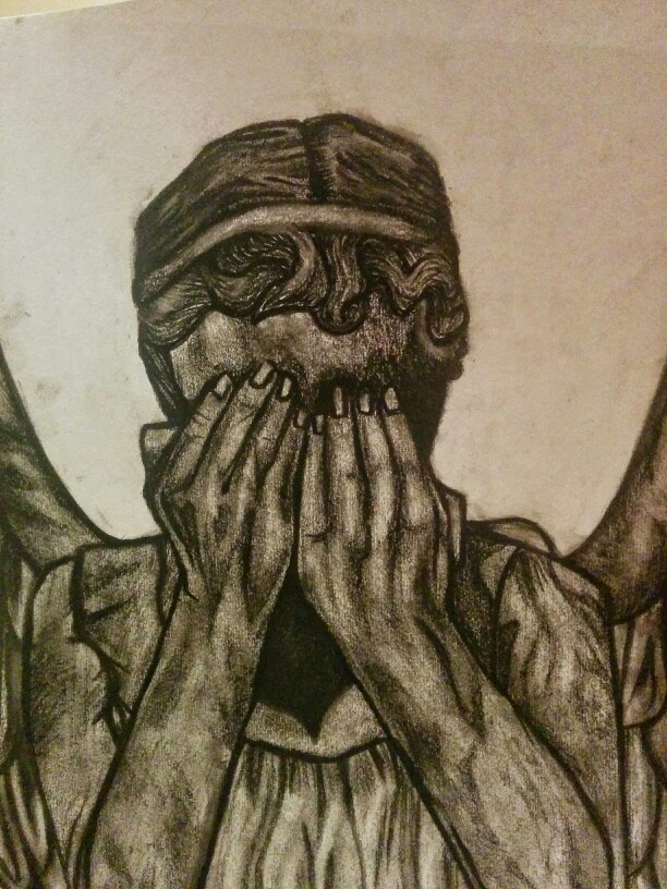 612x816 Liahmariehaney Drew This Weeping Angel. Judoon Platoon Upon