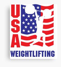 210x230 Weightlifting Drawing Canvas Prints Redbubble