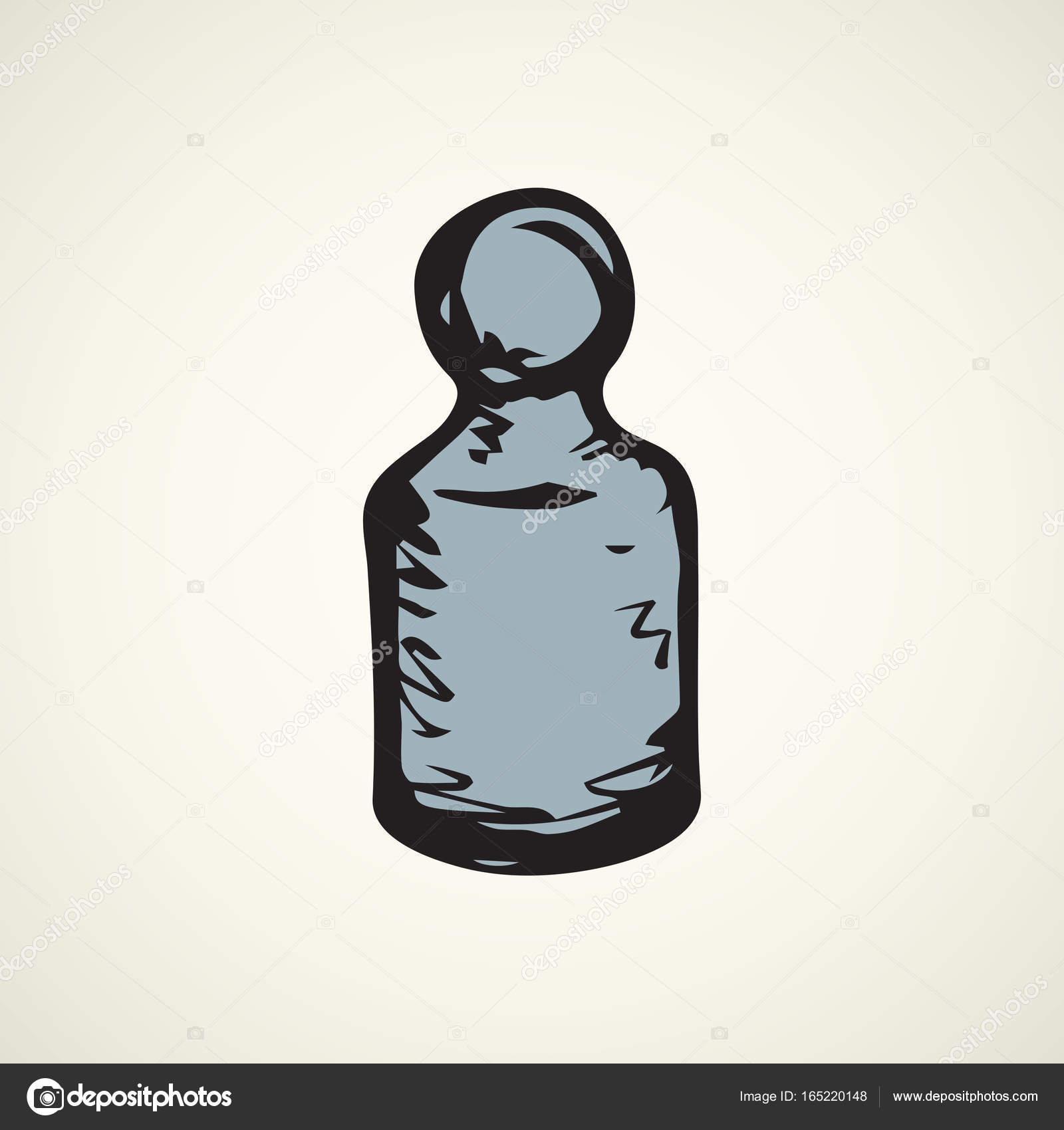 1600x1700 Weights. Vector Drawing Stock Vector Marinka