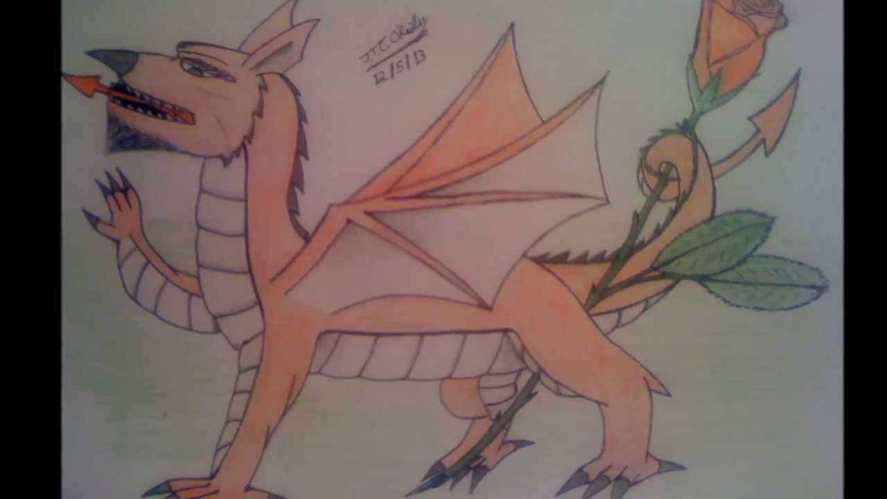 1280x720 J.o.g.a How To Draw A Welsh Dragon