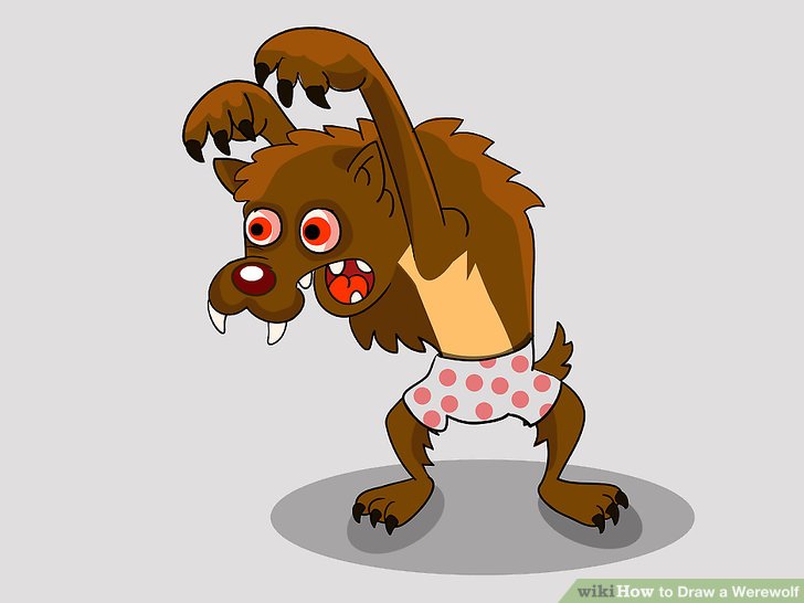 728x546 4 Ways To Draw A Werewolf