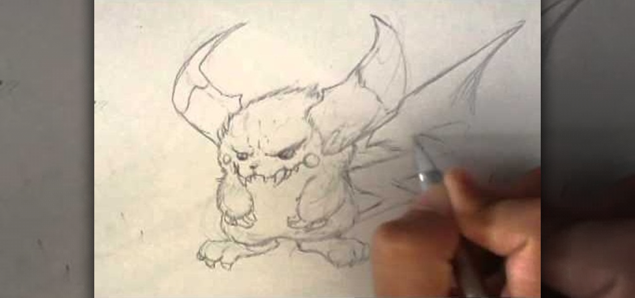 1280x600 How To Draw A Pikachu Werewolf Howtodrawfantasy Wonderhowto