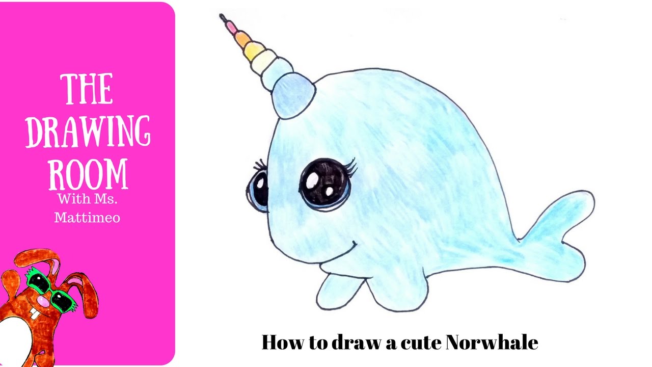 1280x720 How To Draw A Cute Narwhal