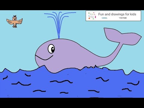 480x360 How To Draw A Whale For Children Lullaby
