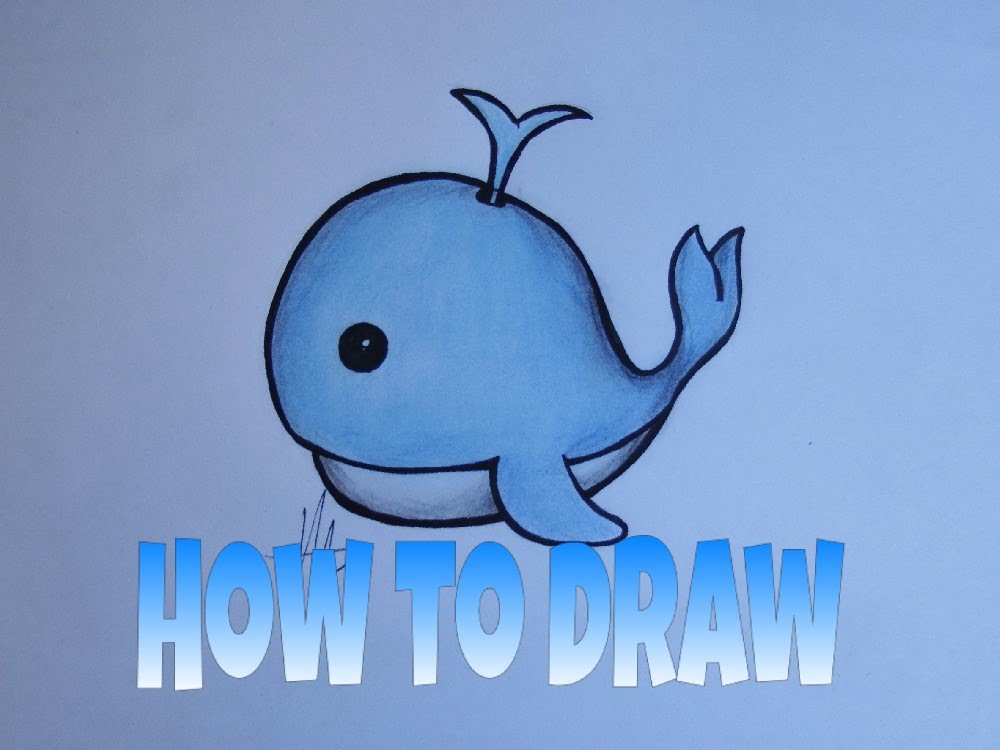 1000x750 How To Draw Emojis Whale
