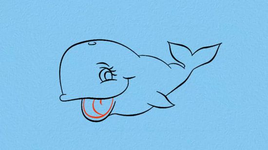 550x309 How To Draw A Whale (With Pictures)