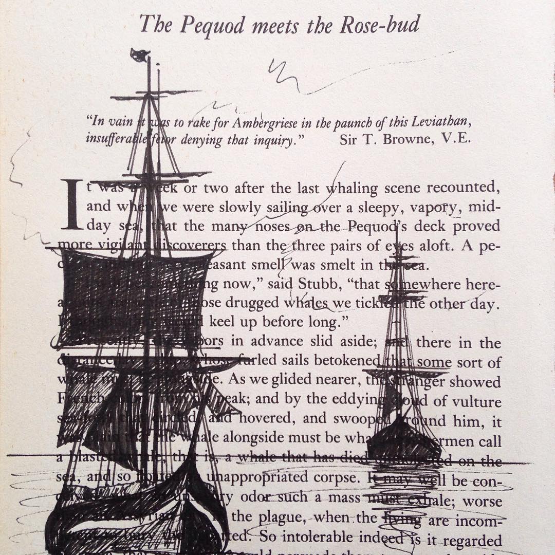 1080x1080 New Moby Dick Drawing In Niche Today