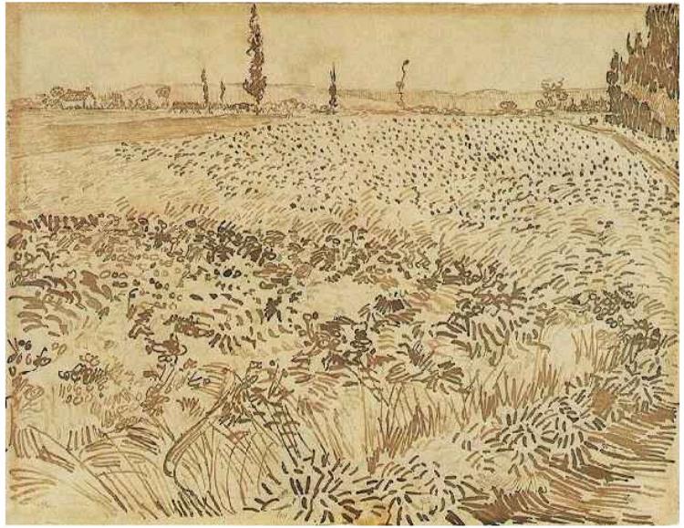 750x579 Wheat Field By Vincent Van Gogh