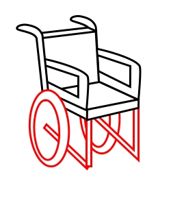 250x293 A Cartoon Wheelchair