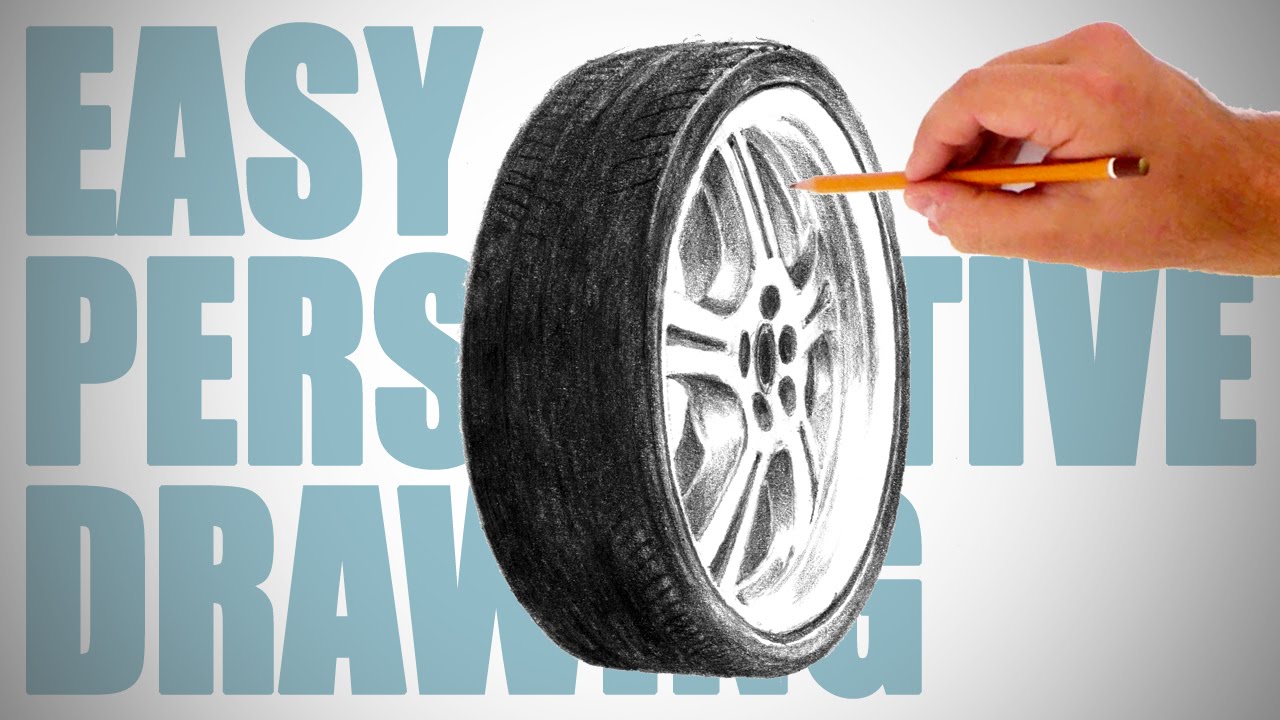 1280x720 How To Draw A Car Wheel