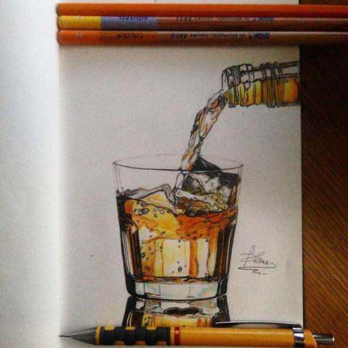 Whiskey Glass Drawing at GetDrawings | Free download