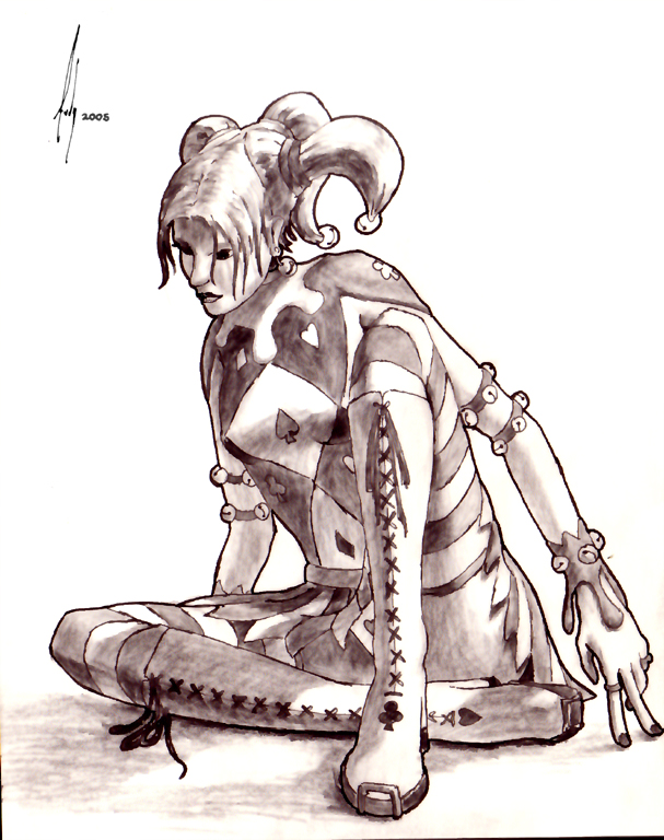 607x768 Court Jesturepictures Jesterrt Jester By Darkpsychosis