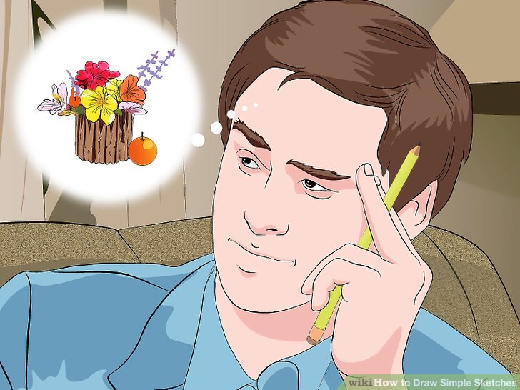 728x546 How To Draw Simple Sketches 13 Steps (With Pictures)