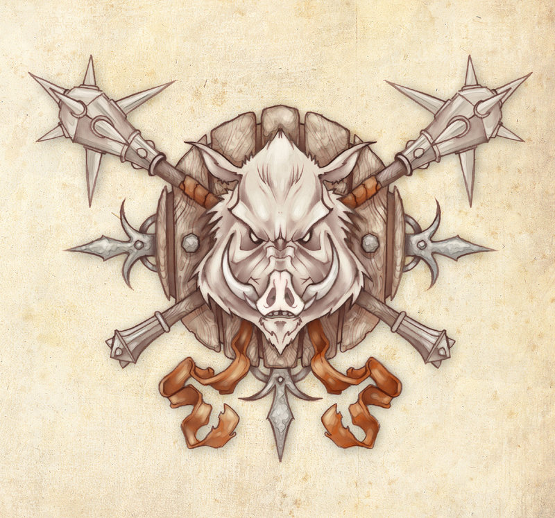 800x747 Wild Boar Clan Logo By On @