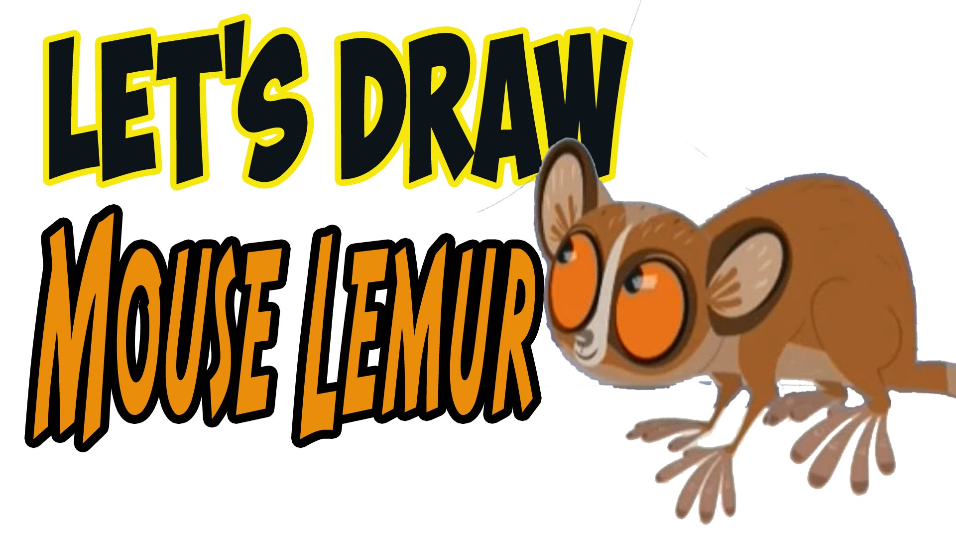 1920x1080 Drawing Mouse Lemur From Wild Kratts! (Basic Shapes And Lines