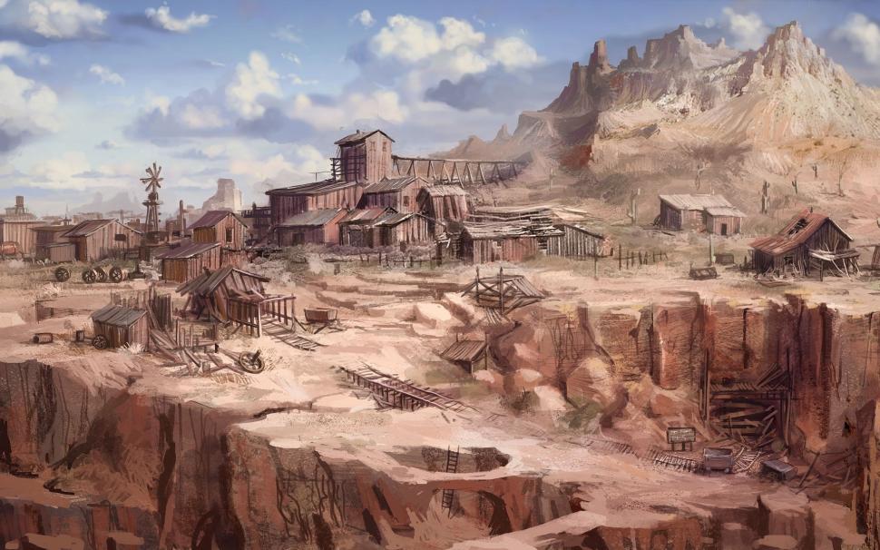 970x606 Call Of Juarez Wild West Drawing Hd Wallpaper Art And Paintings
