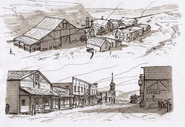 600x412 Western Town By Ryanlovelock On Crafts