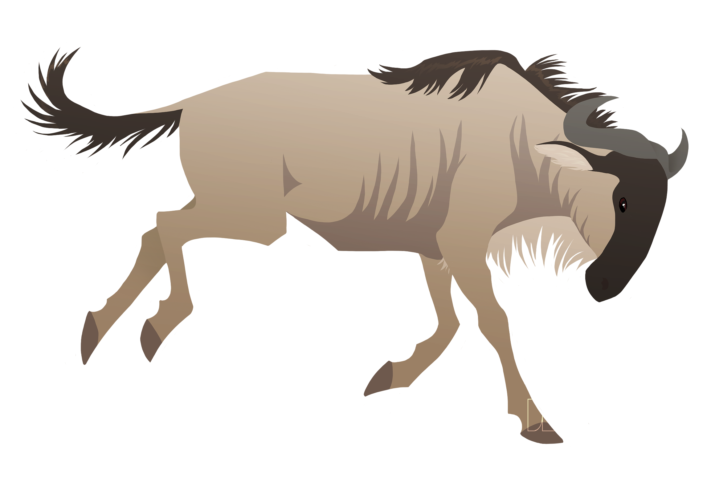 2320x1552 Wildebeest Weasyl