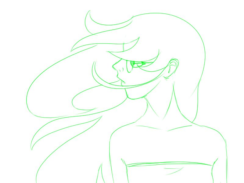 800x600 Animation] Wind Blow Through Jade's Hair By Nova Bayley