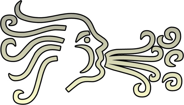 600x343 Wind Blowing Free Vector In Open Office Drawing Svg ( Svg