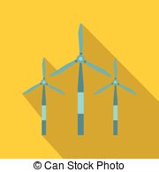 180x195 Wind Turbine Vector Icon Vector