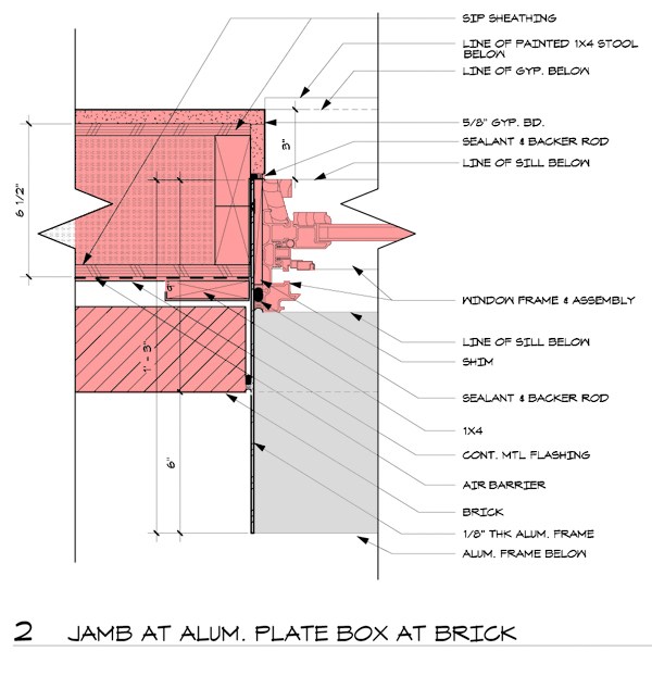 600x622 Modern Window Detail