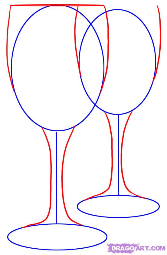 552x841 How To Draw Wine Glasses, Go To To Get More