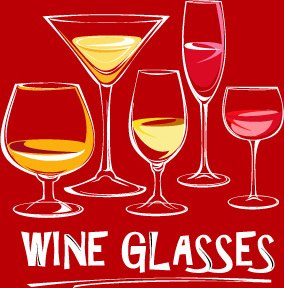 284x288 Red Wine Glass Drawing Free Vector Download (96,471 Free Vector