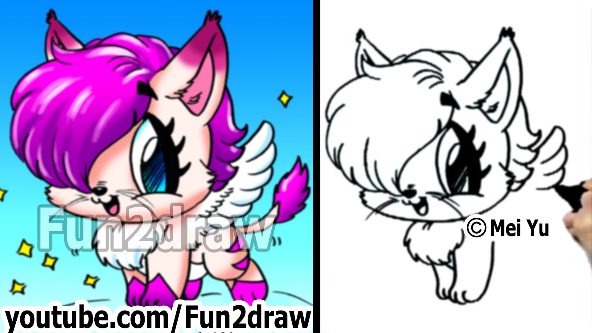 1920x1080 How To Draw A Cat