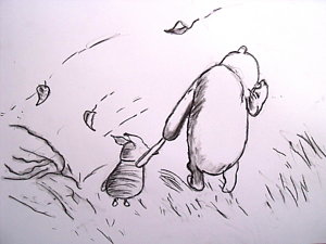 300x225 Winnie The Pooh Drawings Fine Art America
