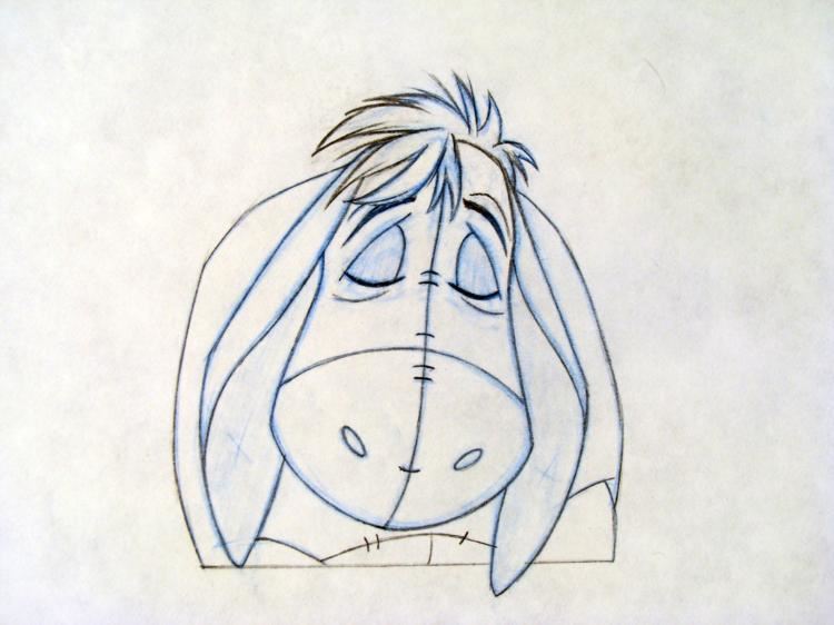750x562 Goodnight Animation Original Winnie The Pooh Drawing