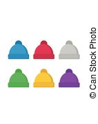 142x179 Winter Hat Icon In Flat Style Isolated On White Background