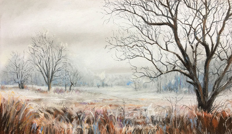 800x462 How To Draw A Winter Landscape With Pastels