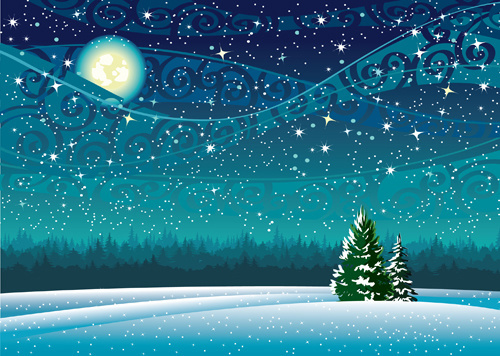 500x356 Winter Landscape Drawing Free Vector Download (91,837 Free Vector