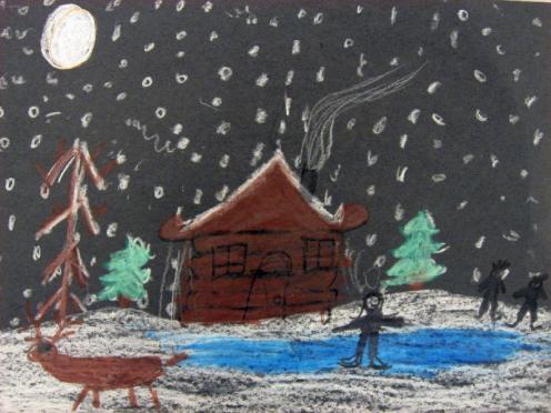 496x372 Winter Scene