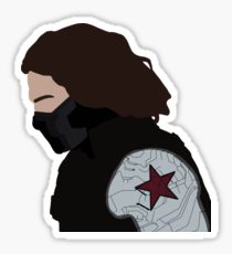 210x230 Winter Soldier Drawing Stickers Redbubble