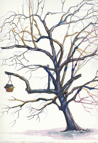 342x500 For The Love Of Winter Trees Let's Paint Nature!