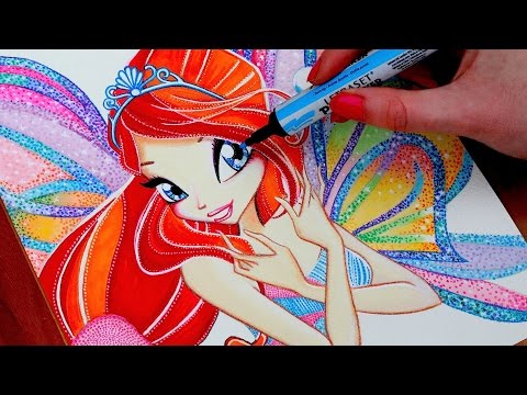 480x360 Winx Club Drawing Bloom